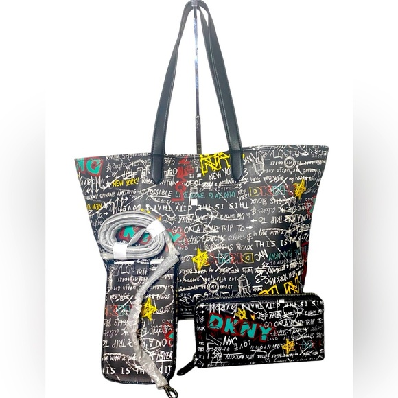 Dkny Handbags - 🚨FLASH SALE🚨DKNY-Graffiti Set-Purse-Long Wallet-Phone Crossbody (0113)